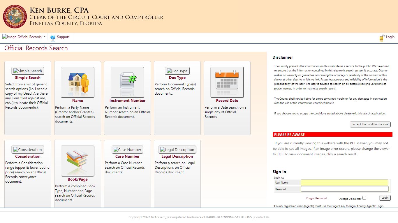 Pinellas County Public Records